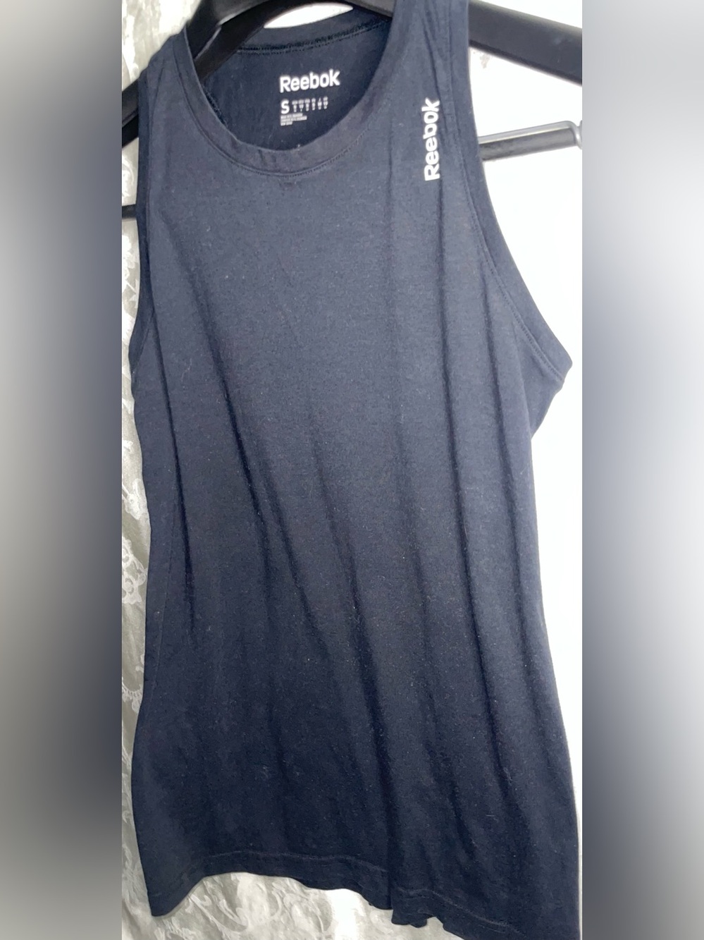 Reebok Black Tank Size-Small
